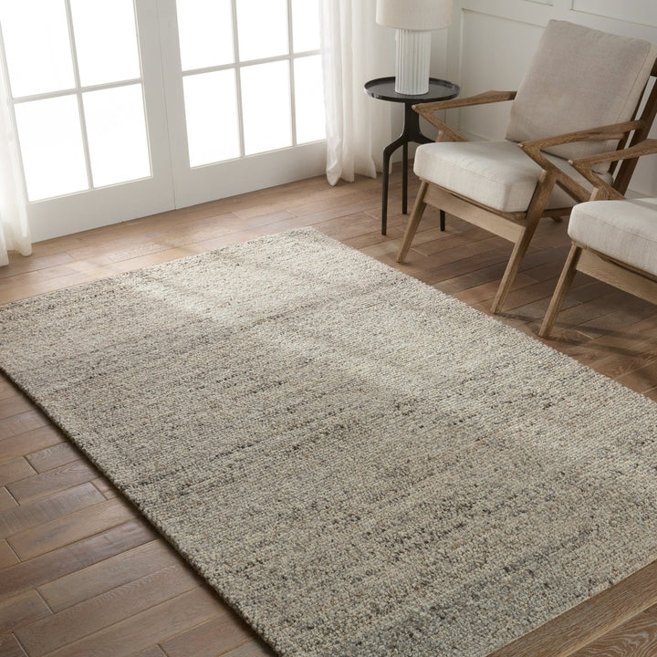 Jaipur Living Burch Handmade Solid Gray/ Brown Area Rug (10'X14')