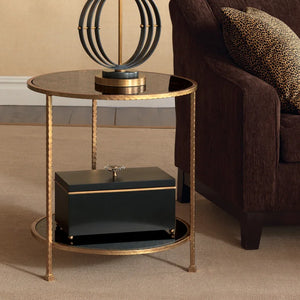 Port 68 Marais Black and Aged Brass Shelf