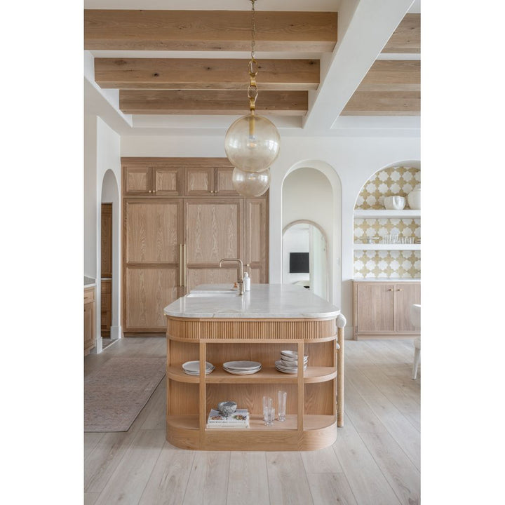 Nessa Pendant - Vintage Brass 17.75in