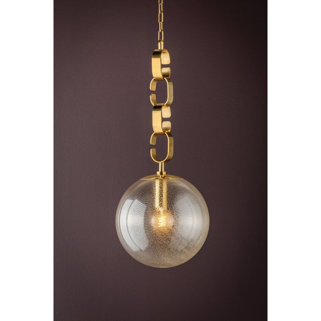 Nessa Pendant - Vintage Brass 13in