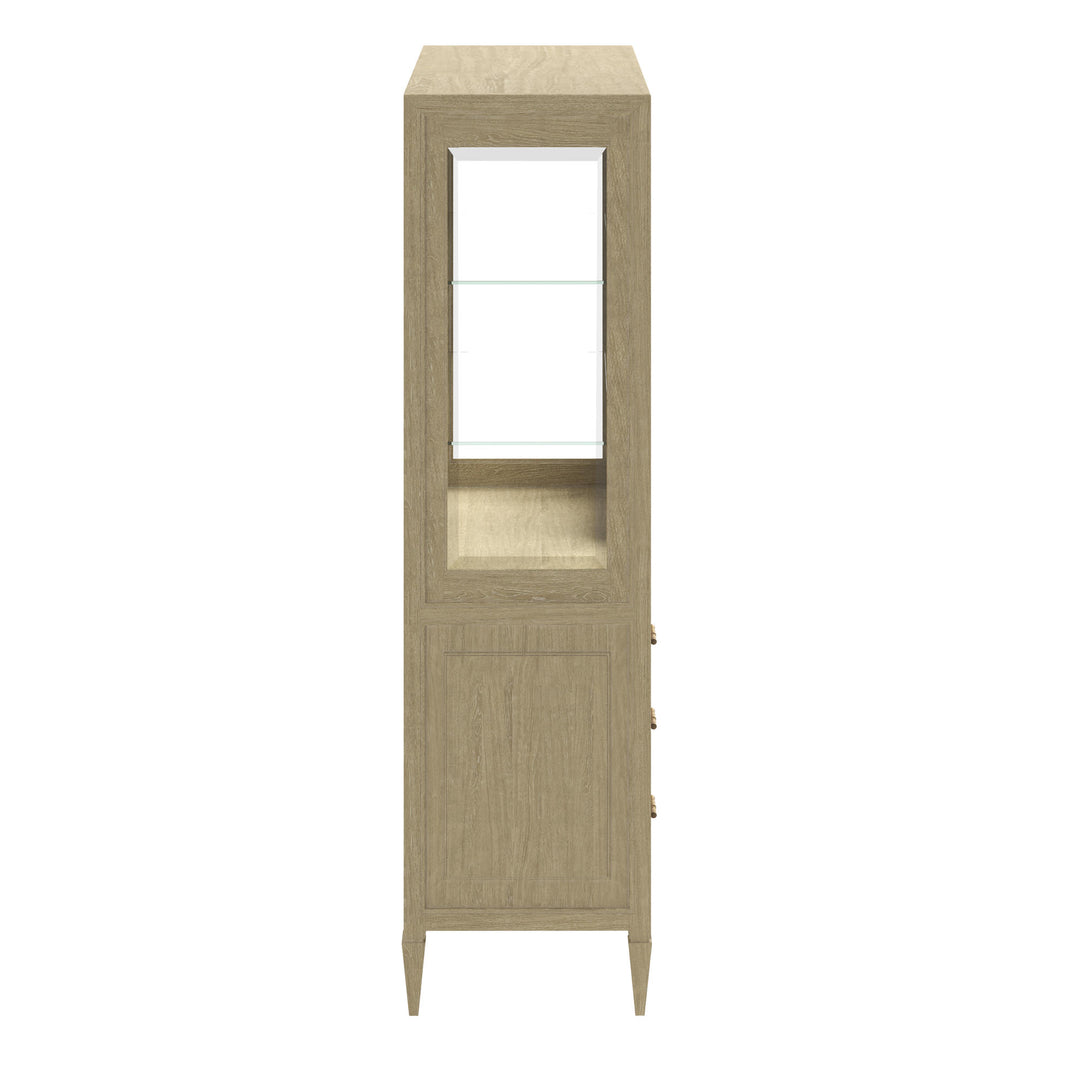 Eave II China Cabinet - Sundrenched Oak