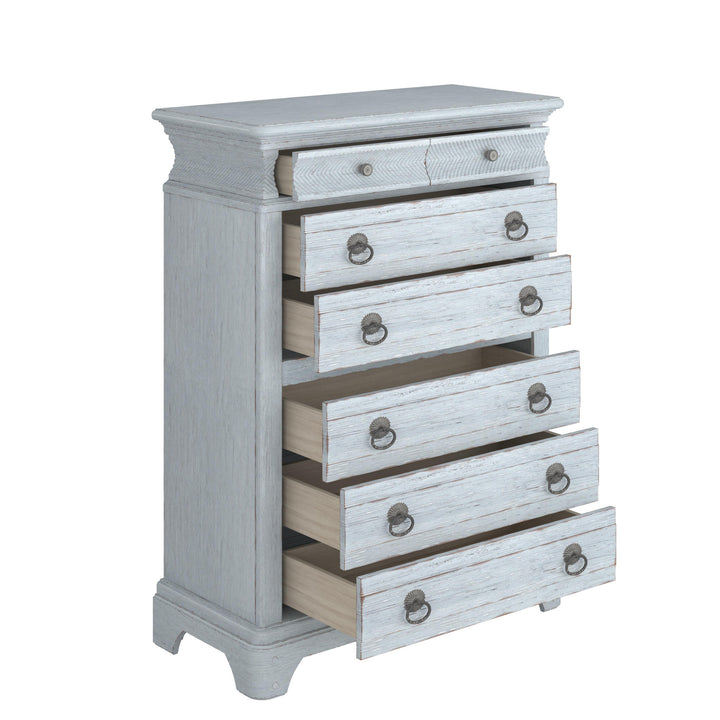 Summer Creek 8 Drawer Chest – Shutter Blue