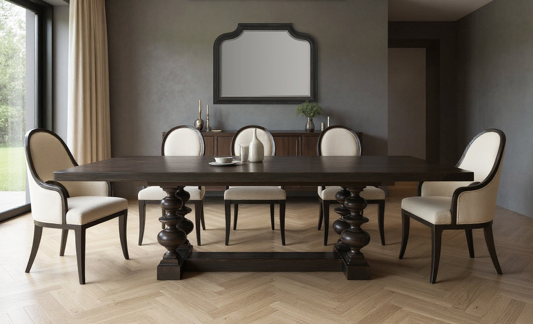 Atrium Buffet - hand rubbed black with undertones of brown