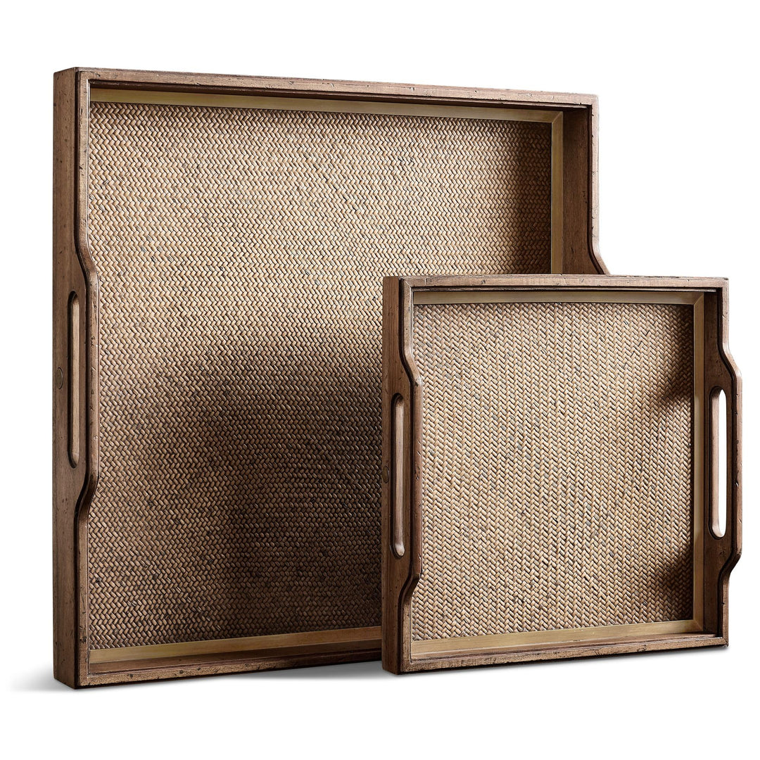 Palm Court Square Tray - Set of 2 - image 2