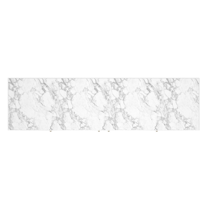 Eave II Sideboard with Stone Top-Uplifting White