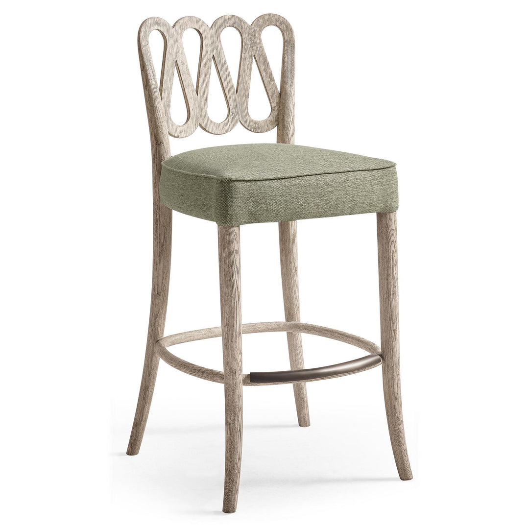 Ampney Stool - Finish: Greyed Oak; Height: Bar Height