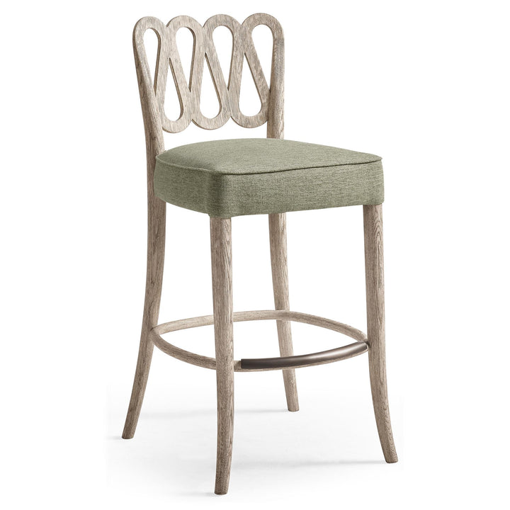 Ampney Stool - Finish: Greyed Oak; Height: Bar Height