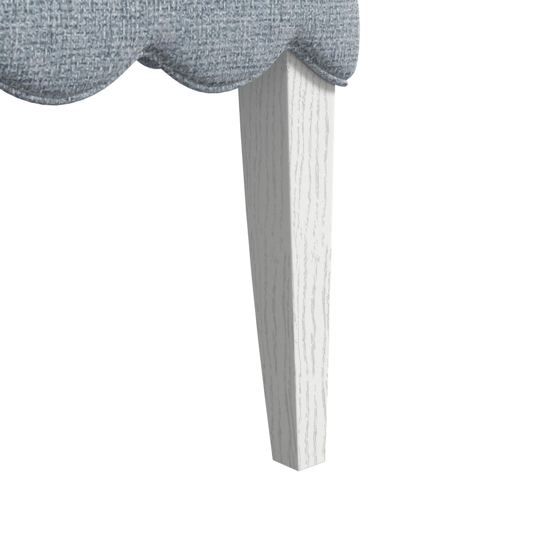 Haven Upholstered Hostess Chair - Warm White