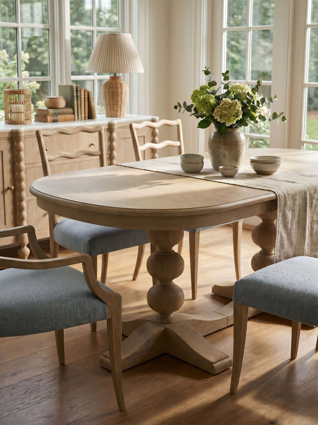 Haven Extension Dining Table - Sun Oak