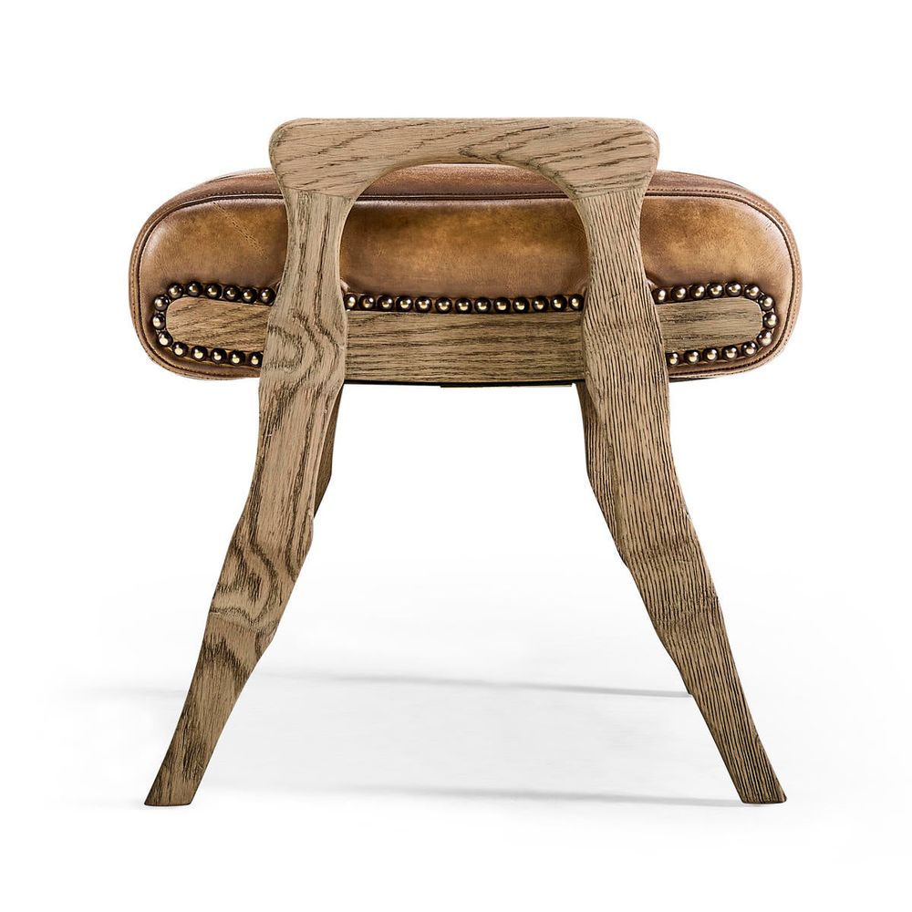 Stools & Ottomans Echo Canyon Leather Footstool
