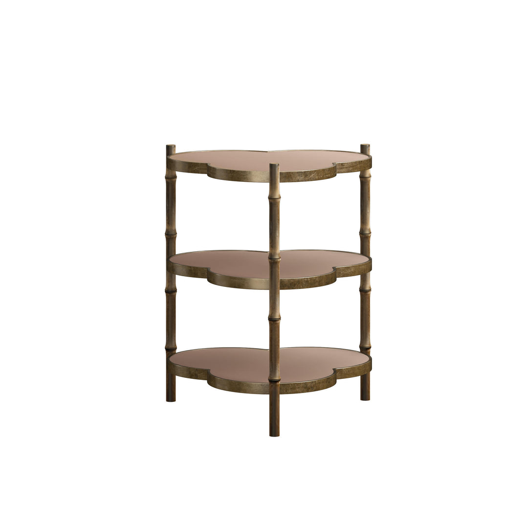 Eave Accent Table - Burnished Gold
