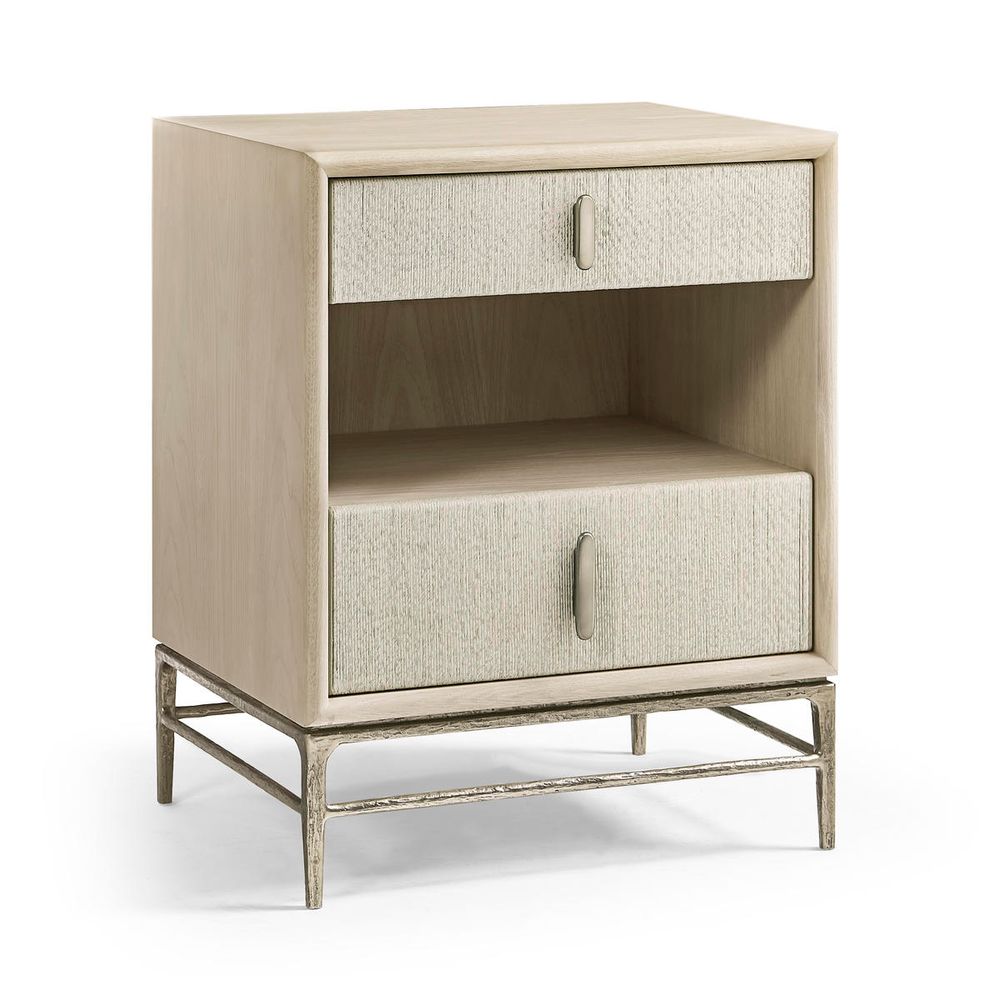Nightstands Clapotis Danish Cord Narrow Nightstand