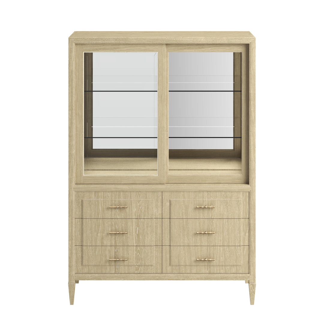 Eave II China Cabinet - Sundrenched Oak