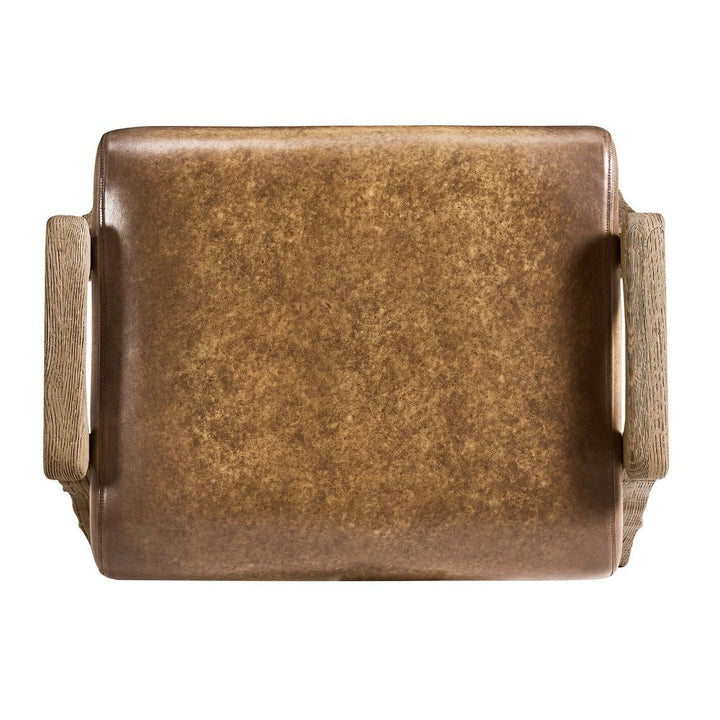 Stools & Ottomans Echo Canyon Leather Footstool