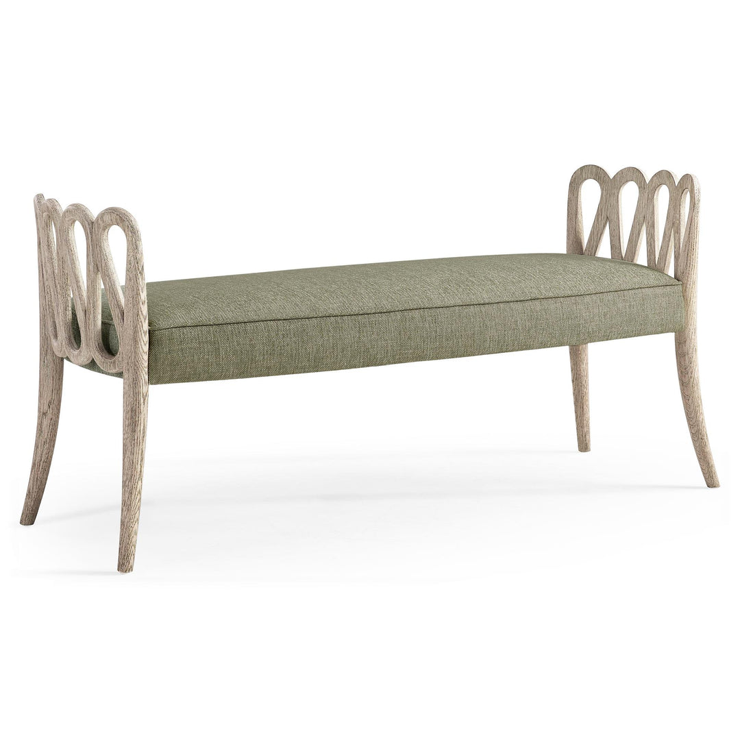 Ampney Bench - Finish: Greyed Oak