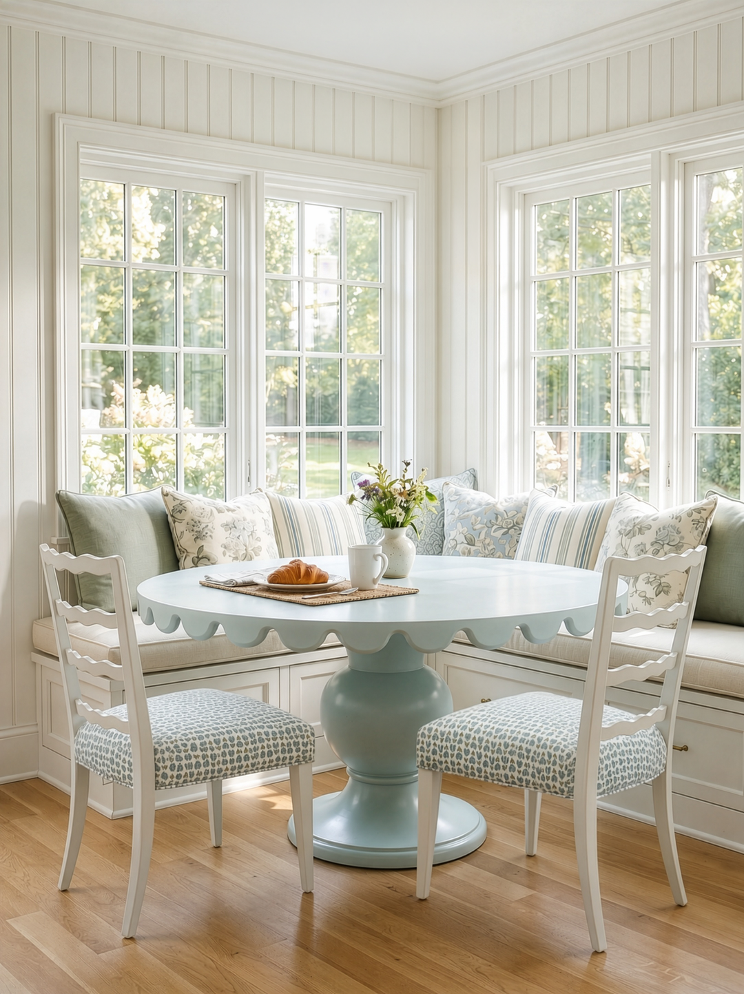 Haven Round Dining Table - Celadon