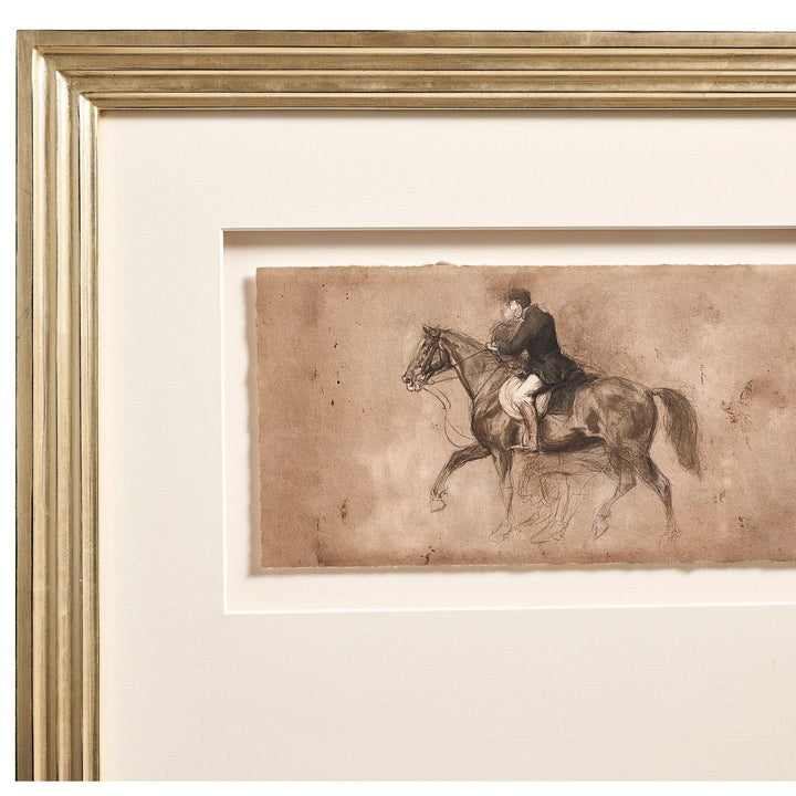 Equestrian Lines in Motion - Set of 4 - image 3