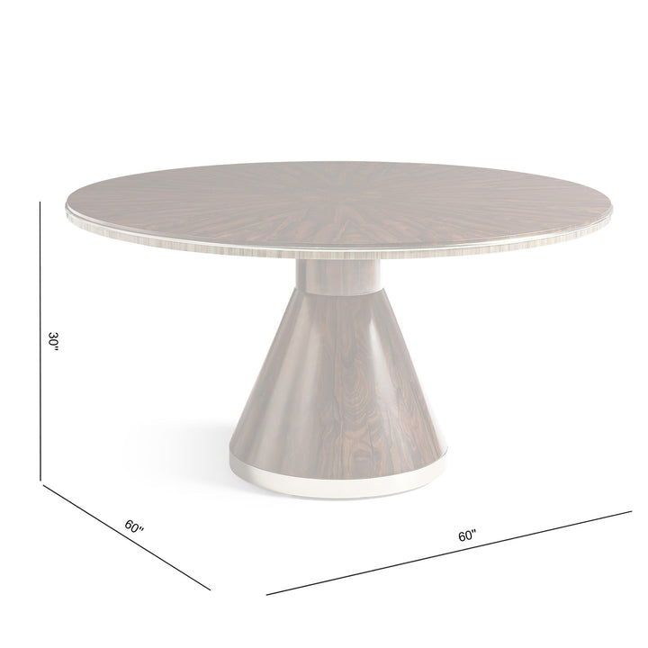 Terra Ziricote Round Dining Table - image 13