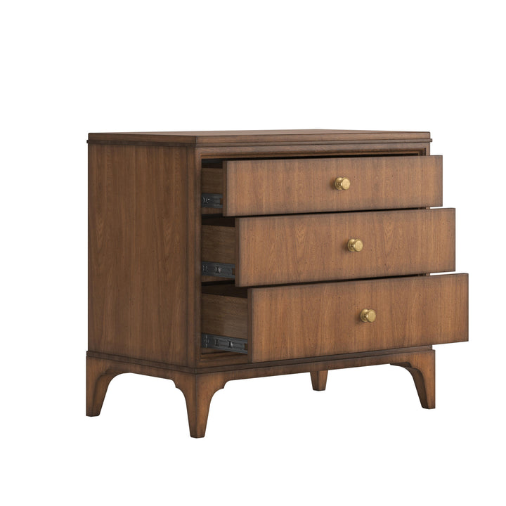 Harbor 3 Drawer Nightstand - Lakeside Sepia