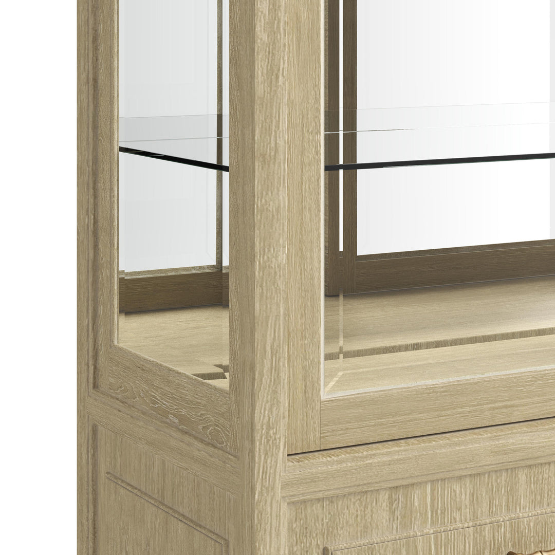 Eave II China Cabinet - Sundrenched Oak