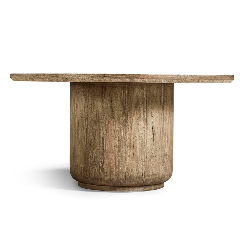 Dining Tables 60" Stone Ridge Round Dining Table Light