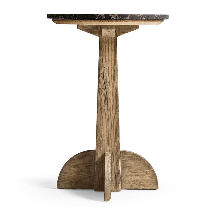 Echo Canyon Round Marble Side Table