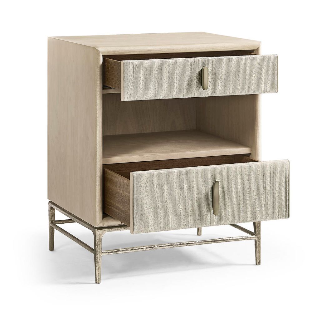 Nightstands Clapotis Danish Cord Narrow Nightstand