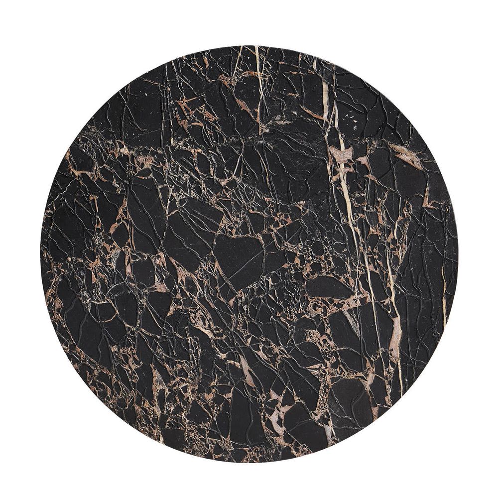 Side Tables Stone Ridge Marble Round Side Table Light