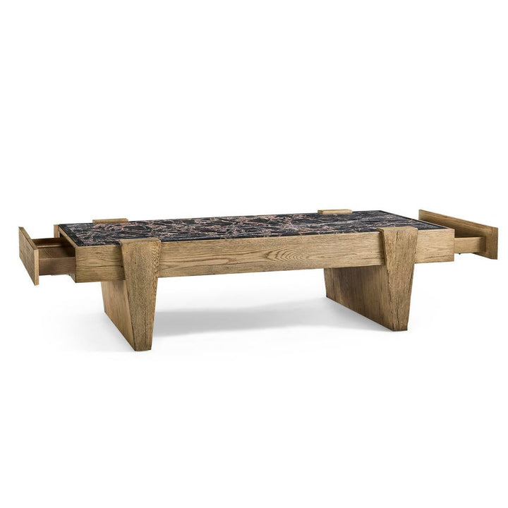 Coffee Tables Echo Canyon Marble Rectangular Cocktail Table