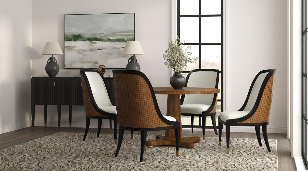 Eave Round Dining Table - Hazelnut