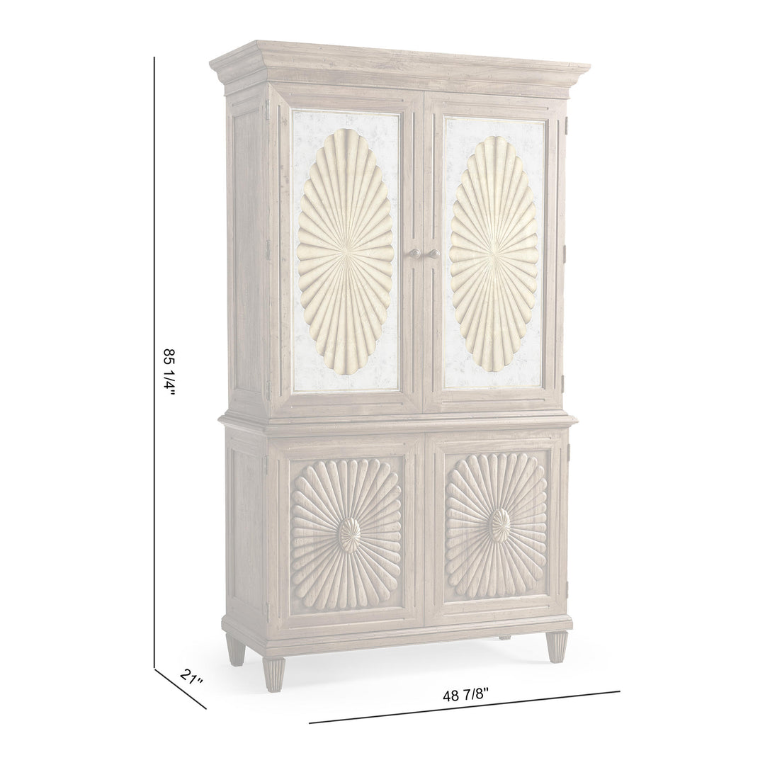 Palm Court Starburst Bar Cabinet - image 9