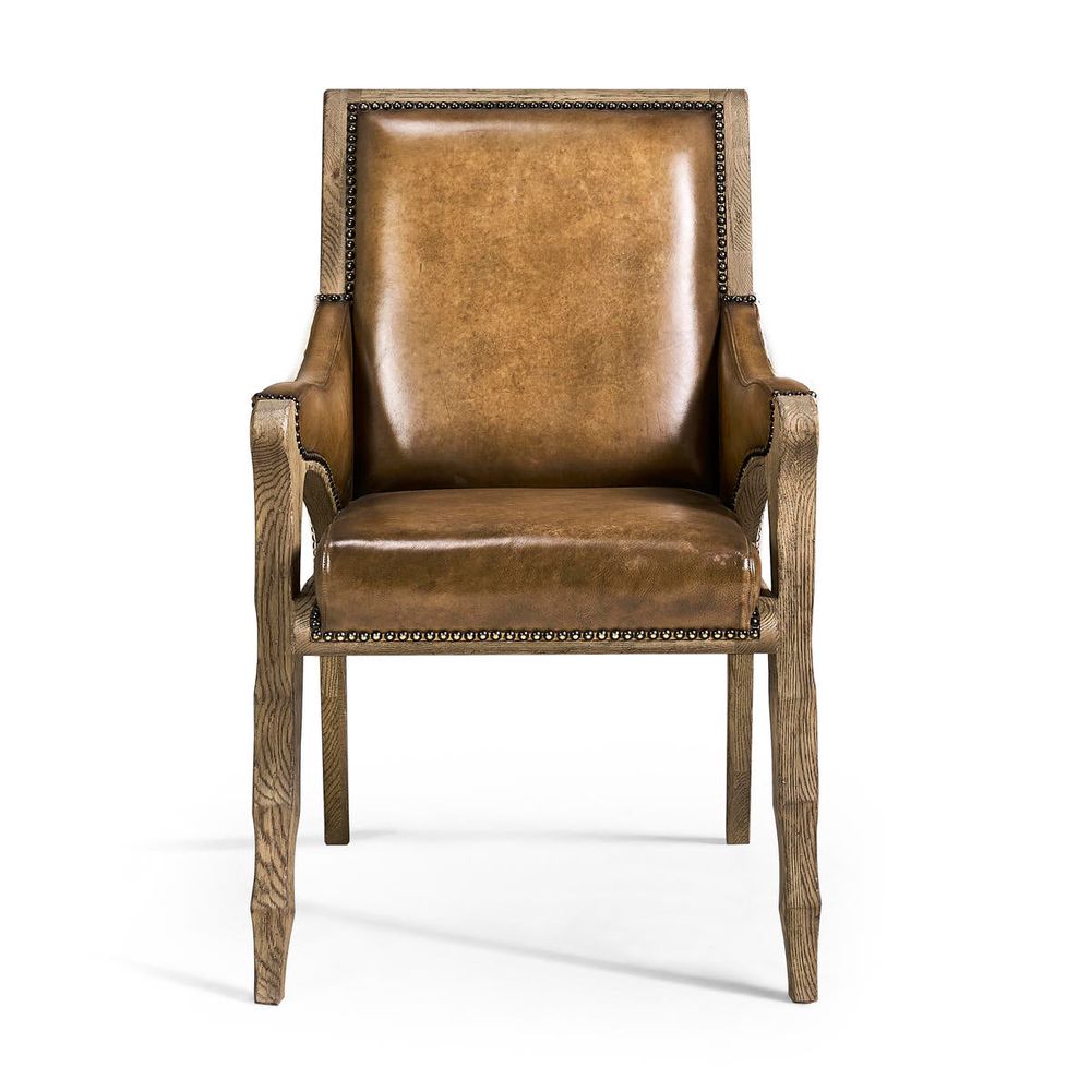 Echo Canyon Leather & Hide Chair