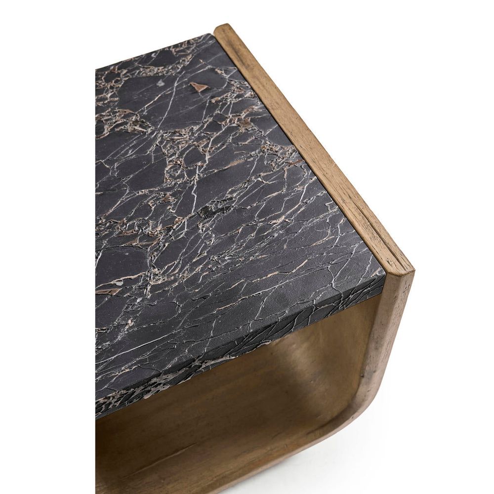 Side Tables Stone Ridge Marble Side Table Light