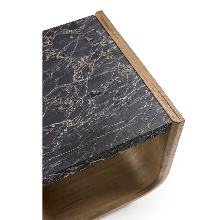 Side Tables Stone Ridge Marble Side Table Light
