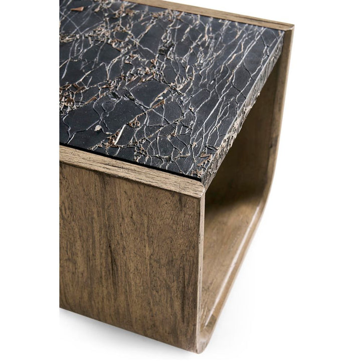 Stone Ridge Marble Side Table Light