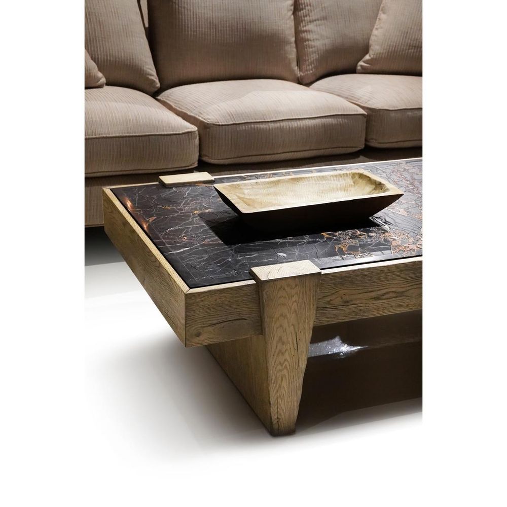 Coffee Tables Echo Canyon Marble Rectangular Cocktail Table