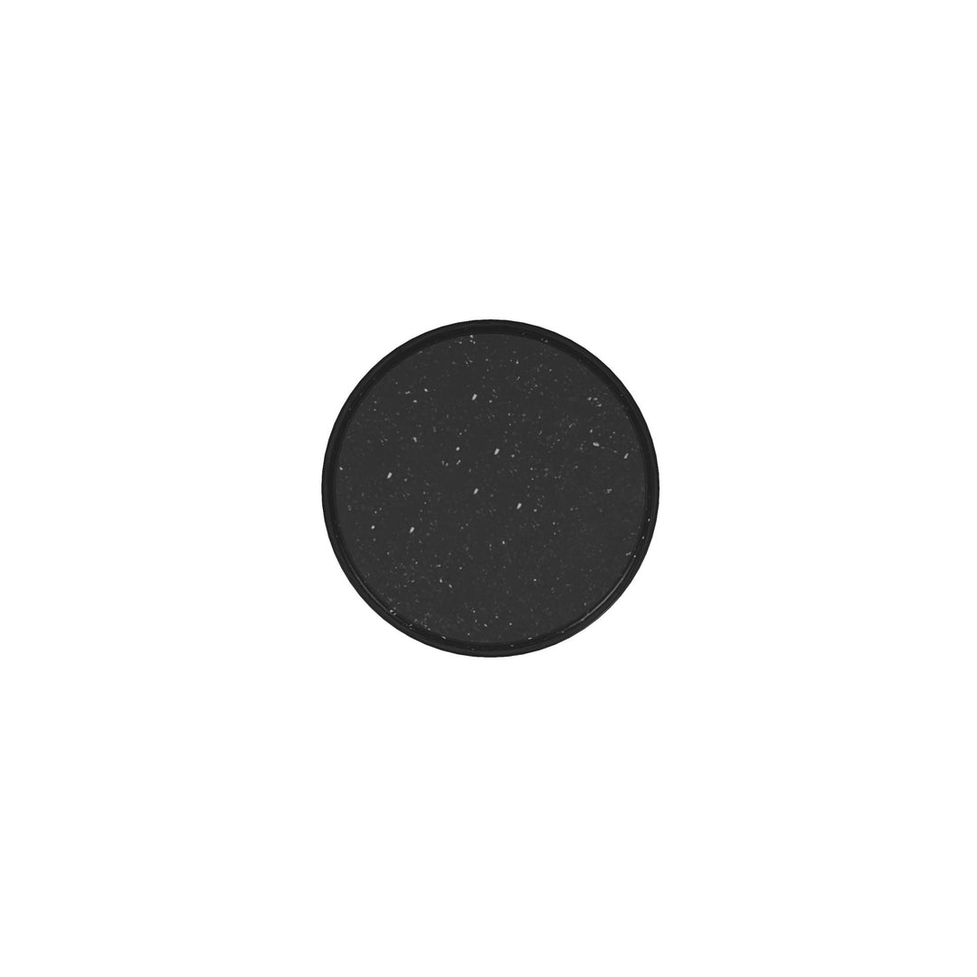 Atrium Accent Table - hand rubbed black with undertones of brown