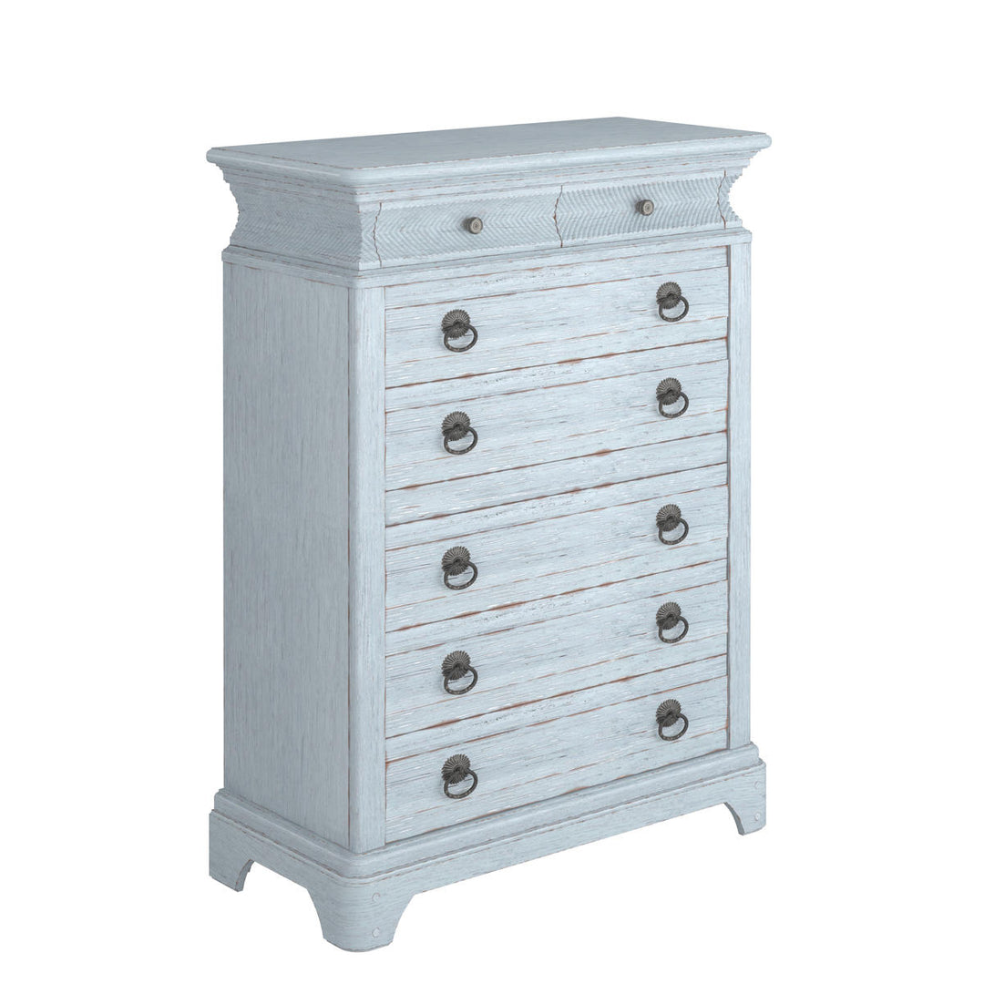 Summer Creek 8 Drawer Chest – Shutter Blue