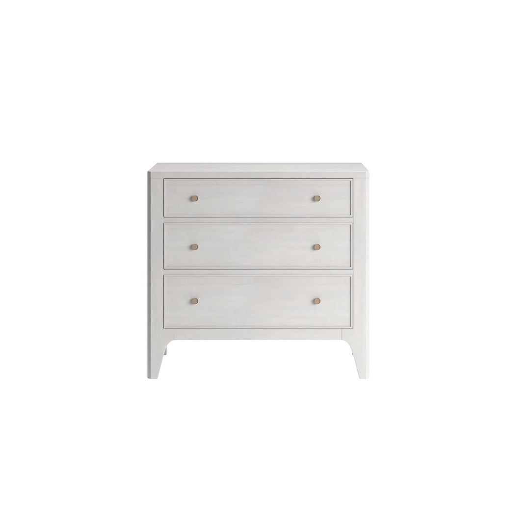 Mezzanine 3 Drawer Nightstand - Dove Grey