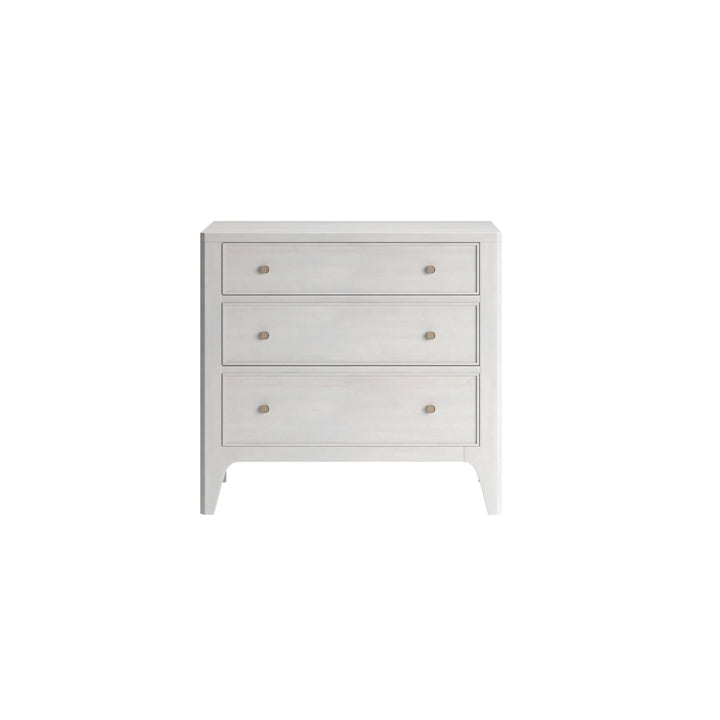 Mezzanine 3 Drawer Nightstand - Dove Grey