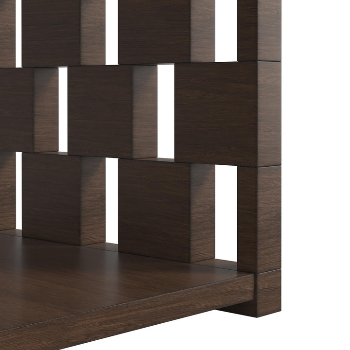 Verge Rectangle End Table - Handcrafted Walnut
