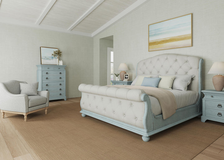 Summer Creek 8 Drawer Chest – Shutter Blue