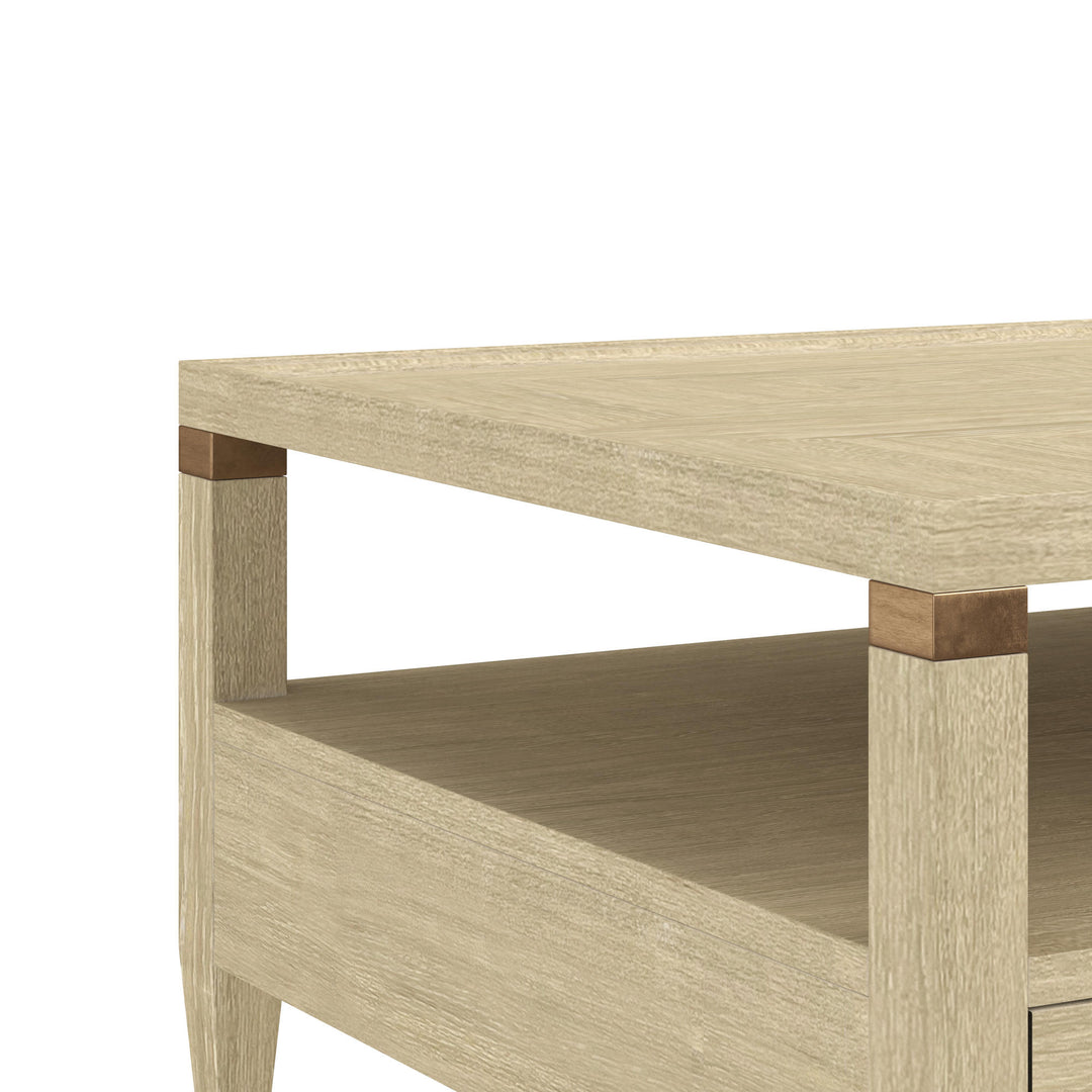 Eave II Rectangular Cocktail Table - Sundrenched Oak
