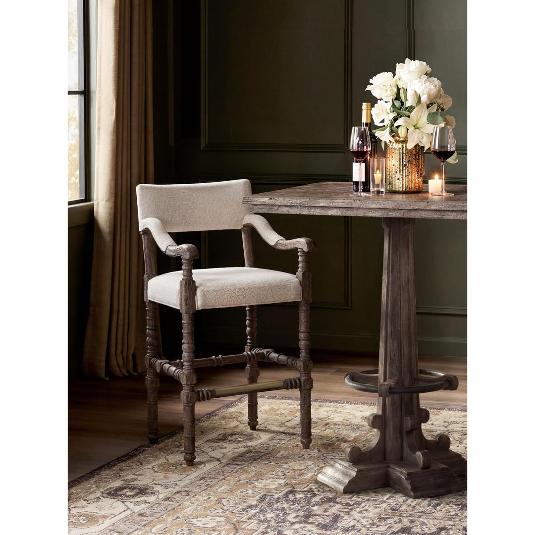 Caldera Oscura Upholstered Stool - image 19