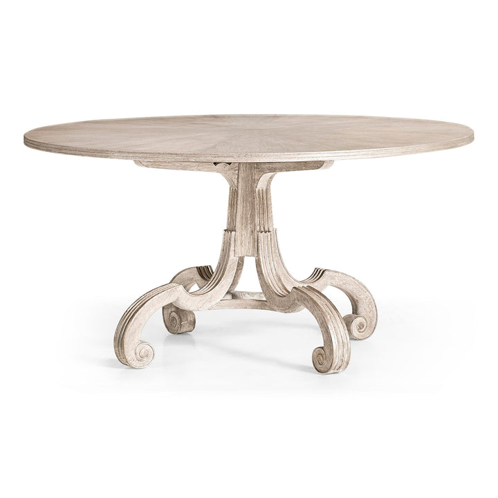 Lacock Dining Table 60" - Finish: Venetian White Oak