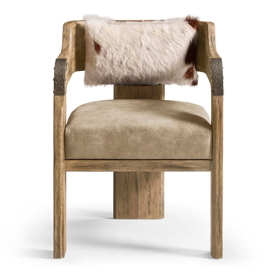 Dining Chairs Stone Ridge Leather Arm Chair Light