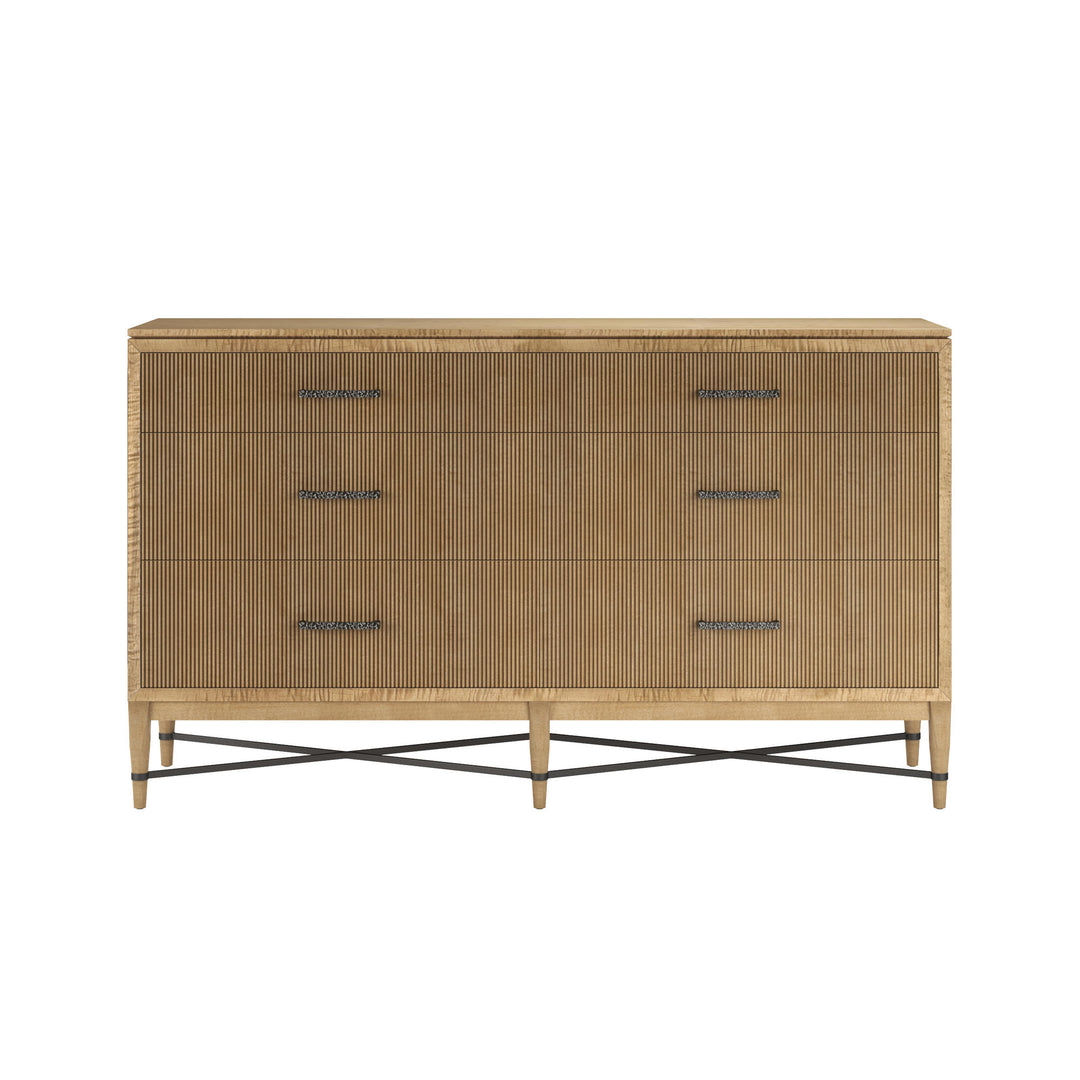 Loft Reeded Dresser - Natural Maple