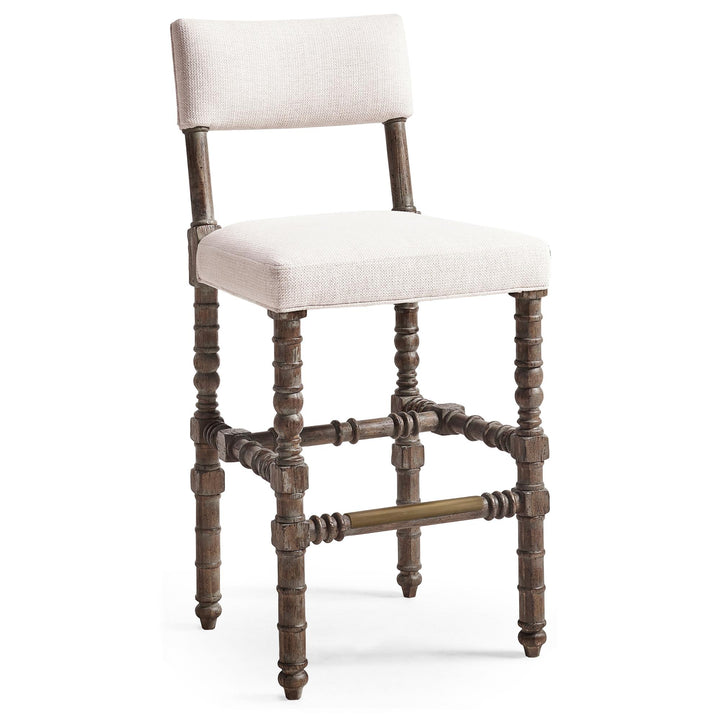 Caldera Oscura Upholstered Stool - Style: Armless; Height: Bar Height