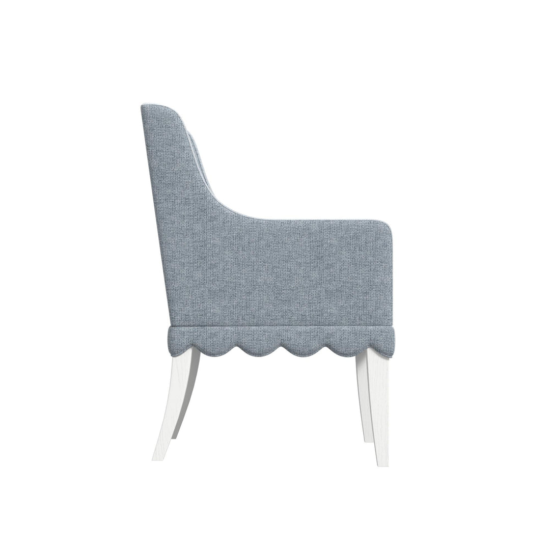 Haven Upholstered Hostess Chair - Warm White