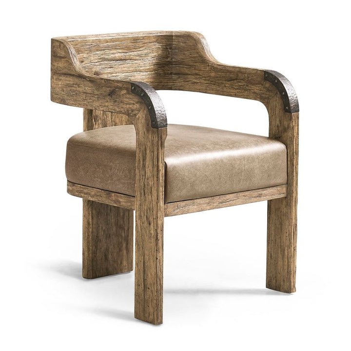 Dining Chairs Stone Ridge Leather Arm Chair Light